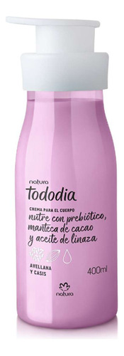 Crema Corporal Avellana Y Casis 400ml - Natura