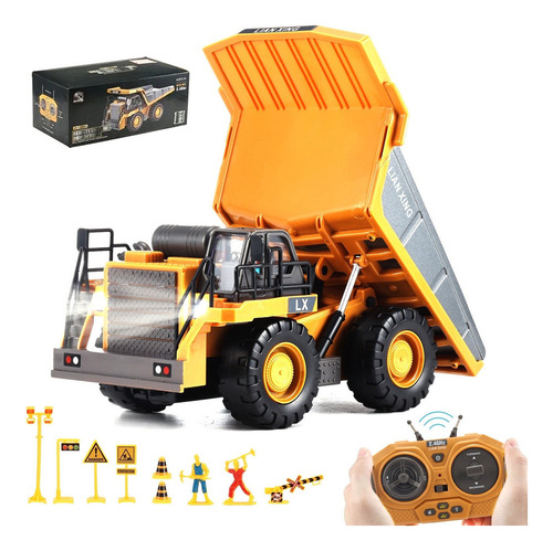 Rovtop 1:24 9ch Camión Coche Volquete Rc Vehículo De