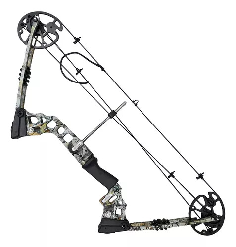 Arco Compuesto Swat Archery M120 20-70 Lbs Potencia Caza Camuflado