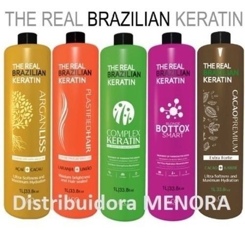 Combo 5 Tratamientos Real Brazilian A Eleccion De 1 Litro