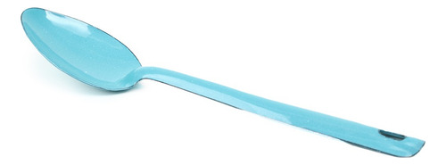 Juego 3 Cucharas De Peltre De 26 Cm Colo Azul Turquesa Mango Azul/turquesa