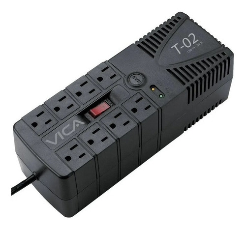 Regulador Vica T-02 1200va 700w 8 Contactos