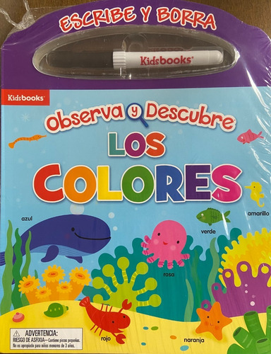 Imagen 1 de 1 de Libro Observa Y Descubre Los Colores. Nuevo