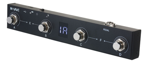 Controlador De Pedal Midi Wireless Bt Chocolate