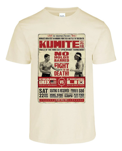 Playera Kumite Jean Claude Van Damme 80s