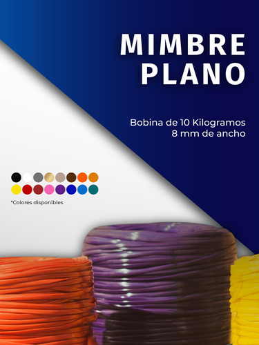 Mimbre Plano Plástico Pvc