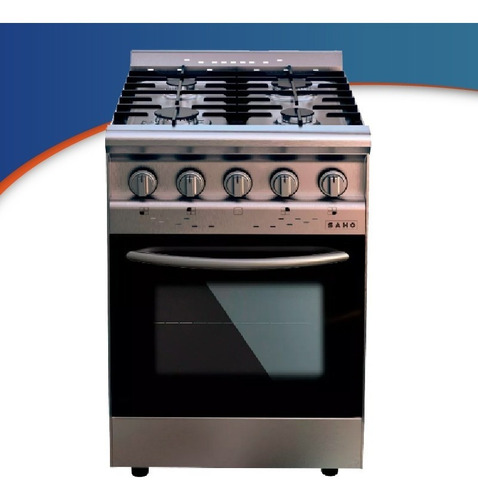 Imagen 2 de 6 de Cocina Industrial Familiar Morelli Saho 55 Cm Puerta Visor