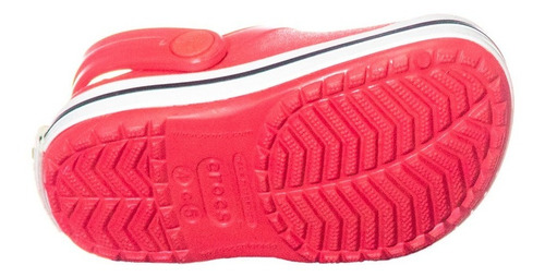 Imagen 5 de 8 de Sandalia Crocs Crocband Kids Red Art 10998416 Omar Sport