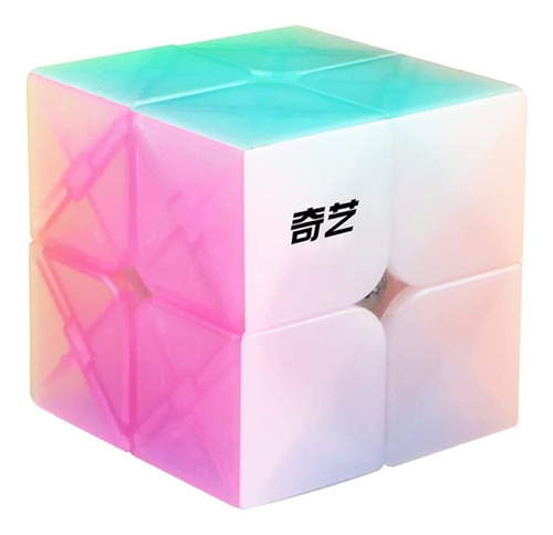 Cubo De Velocidad Jelly 2x2, Cubo Qidi De 2x2 X 2 Pulgadas,