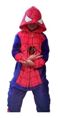 Pijama Enteriza Spiderman Hombre Araña Niños 