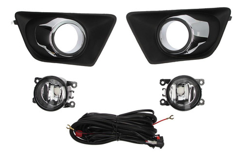 Kit Faro Auxiliar Aro Cromado Ford Ecosport 12/17-