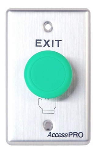 Botón De Acceso Color Verde Tipo Hongo