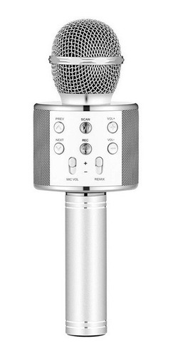 Microfono Karaoke Bluetooth 838 + Parlante Inalambrico Luces