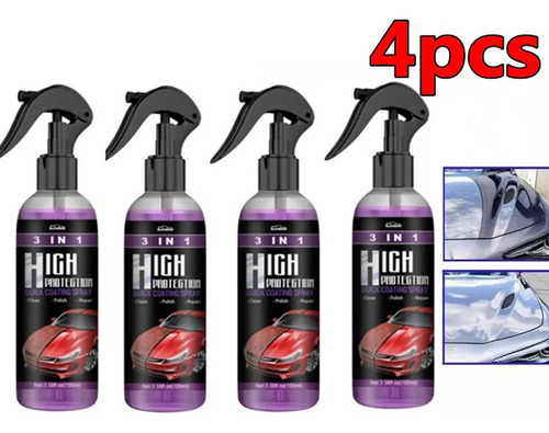 Limpiador 3 En 1 Alta Protección Rapid Car Spray