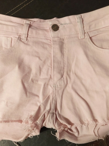 Short De Jean Color Rosa. T28