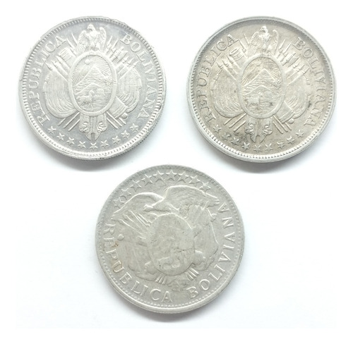 Lote Monedas Extranjeras De Plata (Usado)