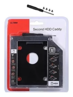 Case Adaptador Caddy 2º Hd Ssd/dvd P/notebook 12mm 12,7mm