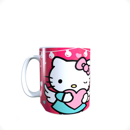 Taza Hello Kitty San Valentin Novios Detalle Parejas