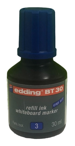 Tinta Edding Bt30 P/ Recargar Marcador De Pizarra Azul (x1)