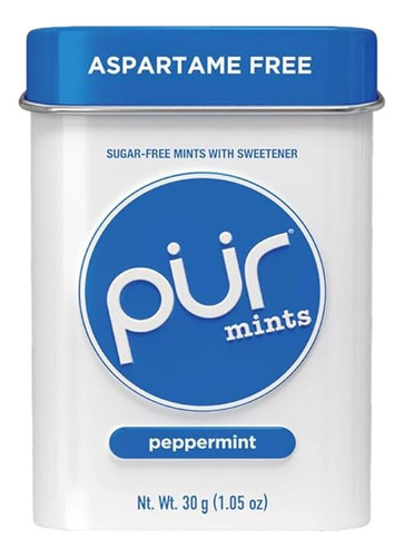 Pur Mints Balas Hortelã-pimenta Sem Açúcar Com Xilitol 30g
