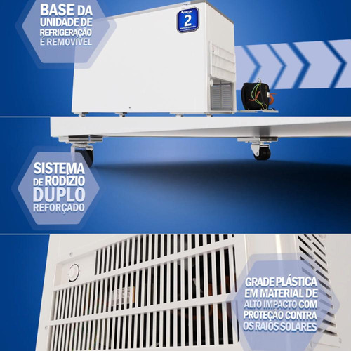 Freezer Horizontal 503 Litros Expositor Hceb 503v Fricon