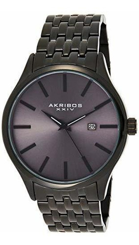 Akribos Xxiv Hombres De Sunray Radiante Esfera De Un Reloj -