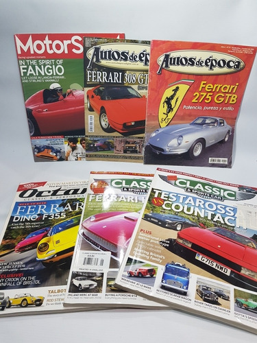 Revistas Ferrari Varias Lote X 6 Octane, Classic Mag 56948