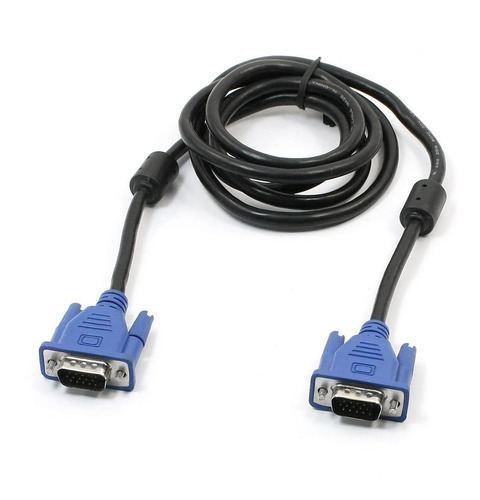 Qtqgoitem Azul Solido 1,5 4,9 Pie Vga 15 Pin Cable Mm