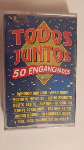 Cassette Todos Juntos 50 Enganchandos Varios Interprete(1989