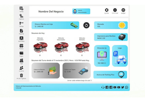 Software De Estacionamiento De Vehiculos