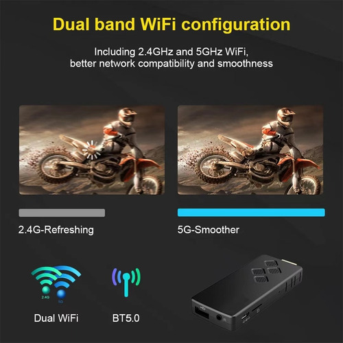 Tv Box Stick Android Tv Bluetooth Control Con Voz