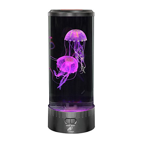Lámpara Led Fantasy Jellyfish Redonda Vibrantes 5 Efec...