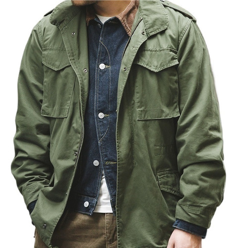 Chamarras Maden M65 For Hombre Verde Militar