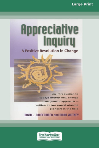 Libro: Appreciative Inquiry: A Positive Revolution In Change