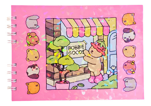 Libro Para Colorear Bobbie Goods De Tapa Dura, 50 Hojas