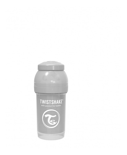 Tetero Biberon Twistshake Anticolicos 6oz 180 Ml Gris
