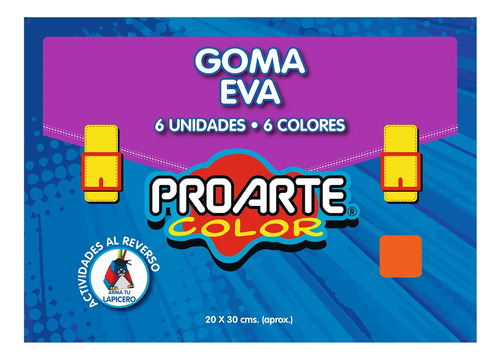 Carpeta Goma Eva Colores, Proarte