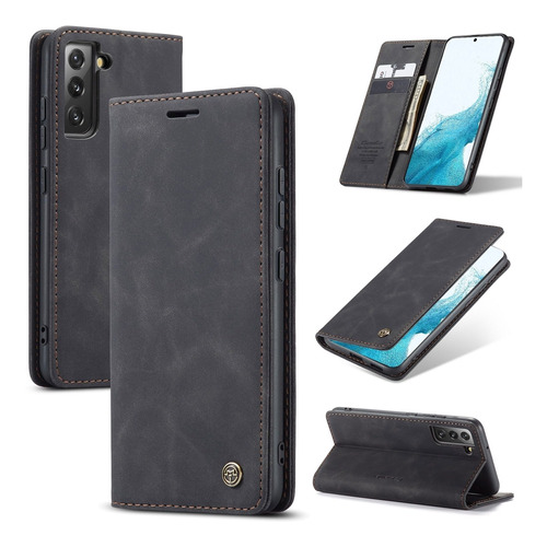 Capa Capinha Flip Couro Galaxy S22, S22+ Plus E Ultra Wallet