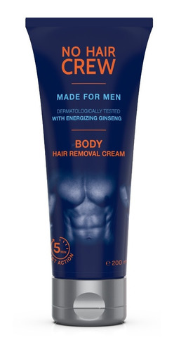 No Hair Crew Body Crema Depilatoria Corporal Para Hombre