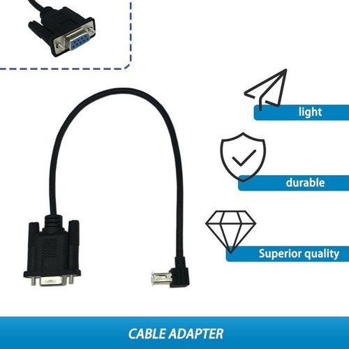 2 Unidades, Cable Serie Usb 2.0 A Hembra A Rs232 Db9 Hembra