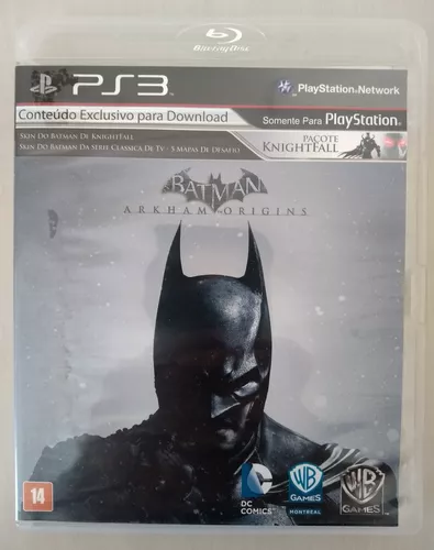 Jogo Batman Origins PS3 Mídia Física Original (Seminovo)