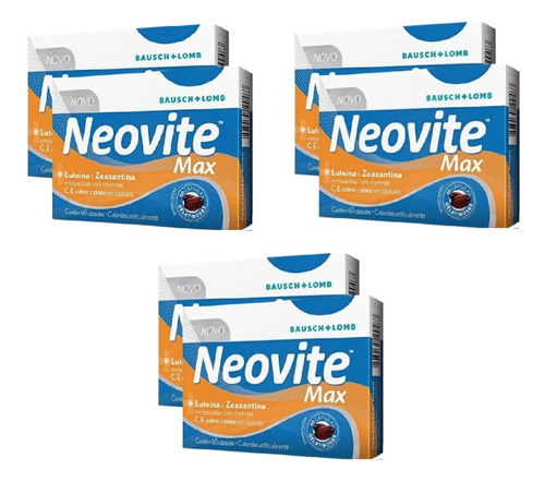 Kit Neovita Max Com 3 Promopaks De 60 Cápsulas Cada Cada