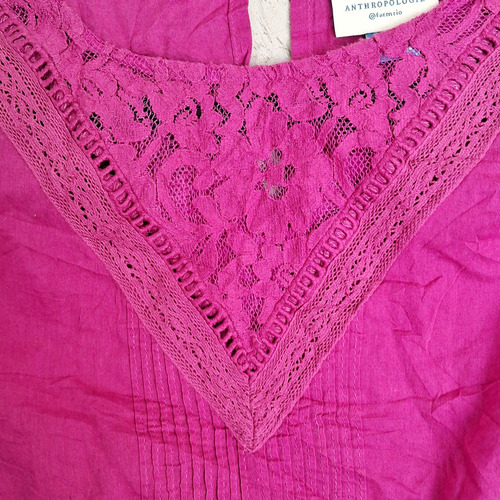 Blusa Kelsie Color Bugambilia Farm By Anthropologie Talla S (Usado)