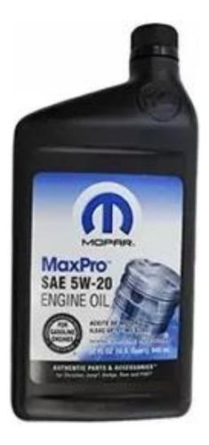 Aceite Nafta Jeep Fiat Max Pro 5w20 1 Litro Mopar Original