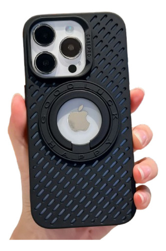 Funda Transpirable Con Soporte De Anillo A Prueba De Caídas Para Teléfono Apple