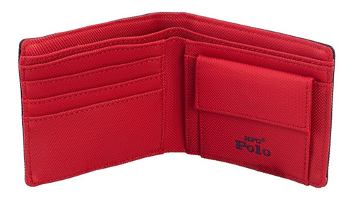 Imagen 4 de 5 de Cartera Hpc Polo En Tejido Texturizado Con Logo