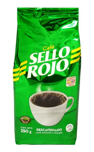 Café Sello Rojo Descafeina 250g - Kg a $12000