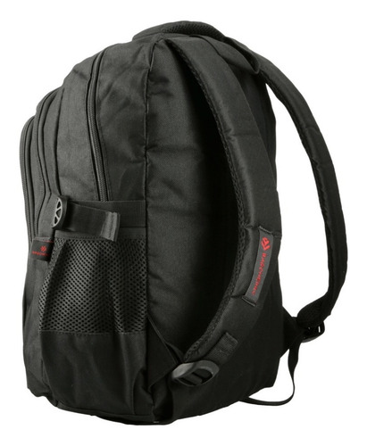Mochila Urbana Impermeable Reforzada Laptop Usb Bolsillos Color Negro