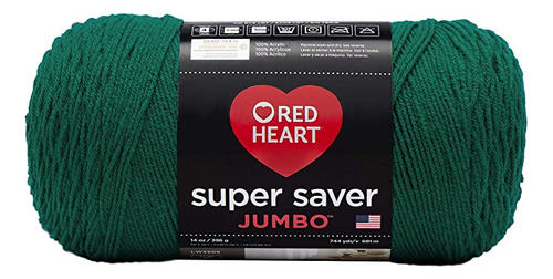 Red Heart Super Saver Jumbo Ovillo De Lana, 14 Oz, Aran