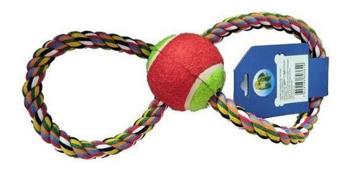 Pelota Tennis  Con Soga Juguete Para Perro